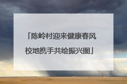 陈岭村迎来健康春风 校地携手共绘振兴图