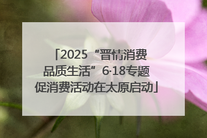 2025“晋情消费 品质生活”6·18专题促消费活动在太原启动