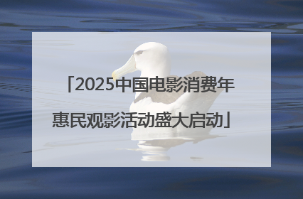 2025中国电影消费年惠民观影活动盛大启动