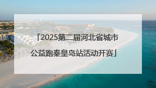 2025第二届河北省城市公益跑秦皇岛站活动开赛